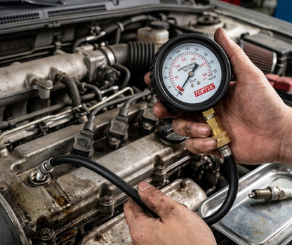 Kit Compresímetro para Motor a Gasolina TOPTUL (4 Pzas)
