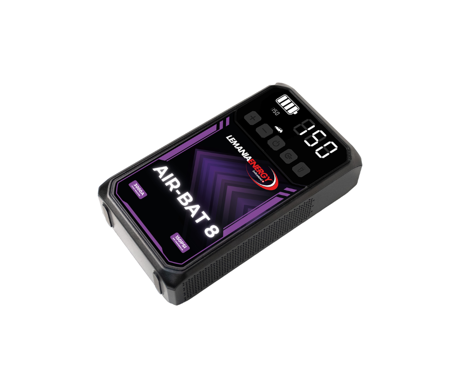 Compresor de Aire Portátil 150 PSI LEMANIA AirBatt-8 (12V)