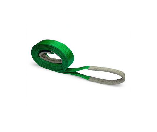 Eslinga de Poliéster de 2.5" capacidad 2 Toneladas (Verde) LEVTEC