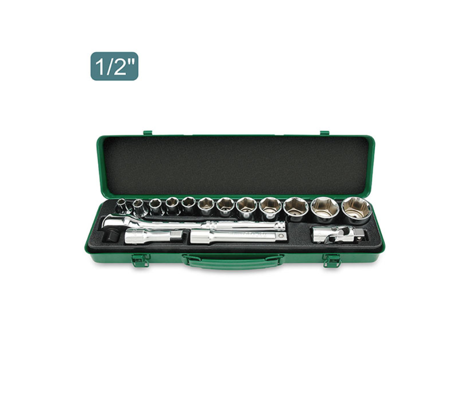 Juego de Llaves de Tubo y Dados 1/2" TOPTUL