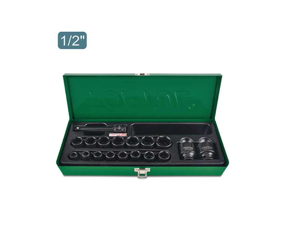 Juego de Dados de Impacto 1/2" TOPTUL