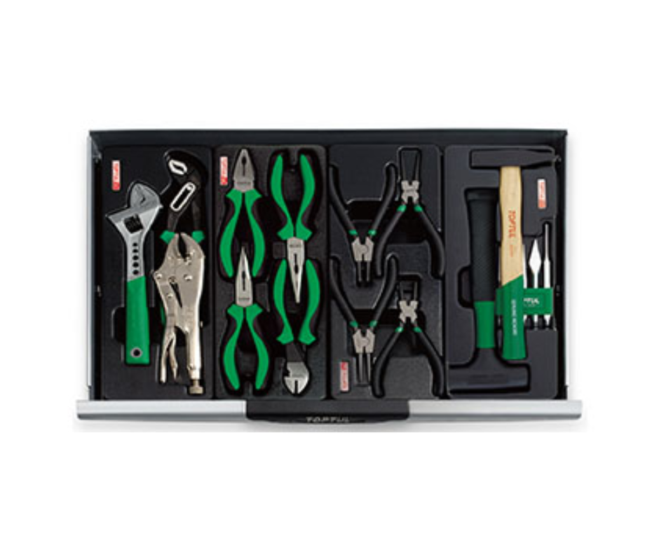 Armario Rodante de 7 Cajones TOPTUL GCAJ305B - Equipado con 305 Herramientas