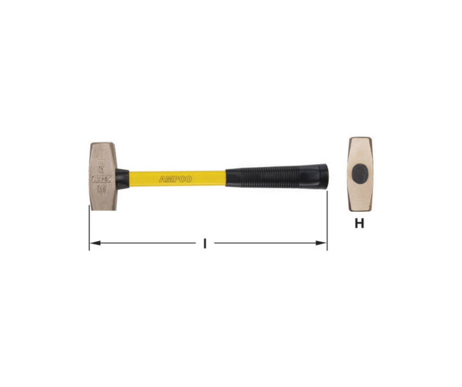 Combo de bronce antichispa de 2 Lbs. /1 Kgr.''AMPCO'' (U.S.A)