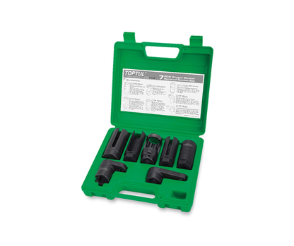 Juego de Extractores de Sensor de Oxígeno TOPTUL (7 Piezas)