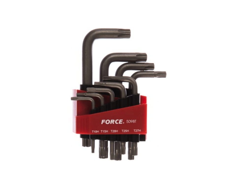 Juego de Llaves Torx Inviolables FORCE (9 Pzas)