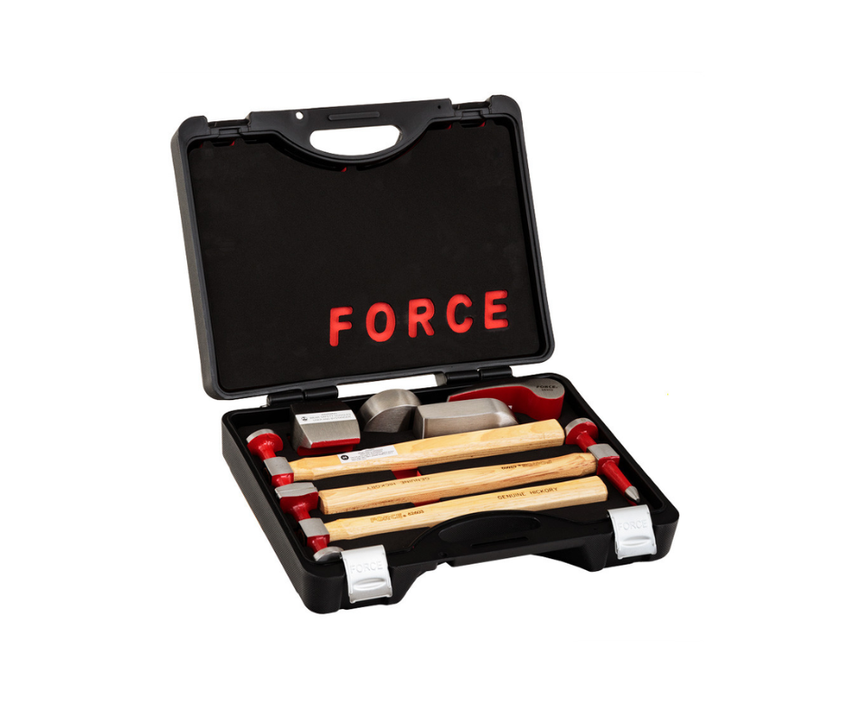Kit de martillo desabollador (7 Pza) "FORCE"