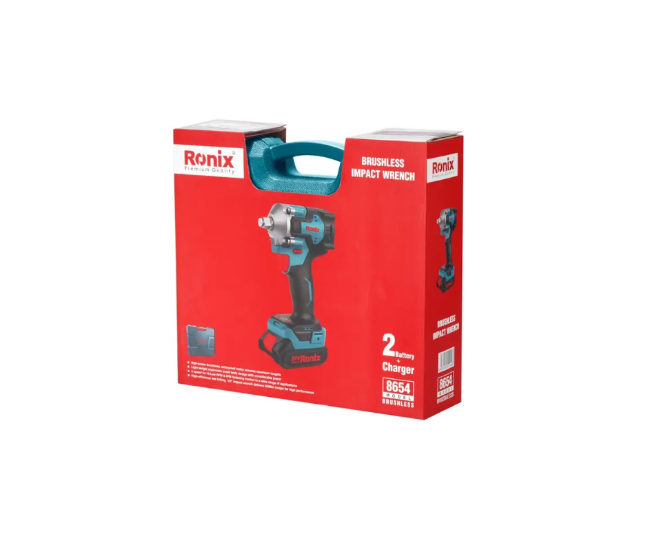 Llave de Impacto Inalámbrica sin Escobillas de 20V 1/2 pulgada 350 N m