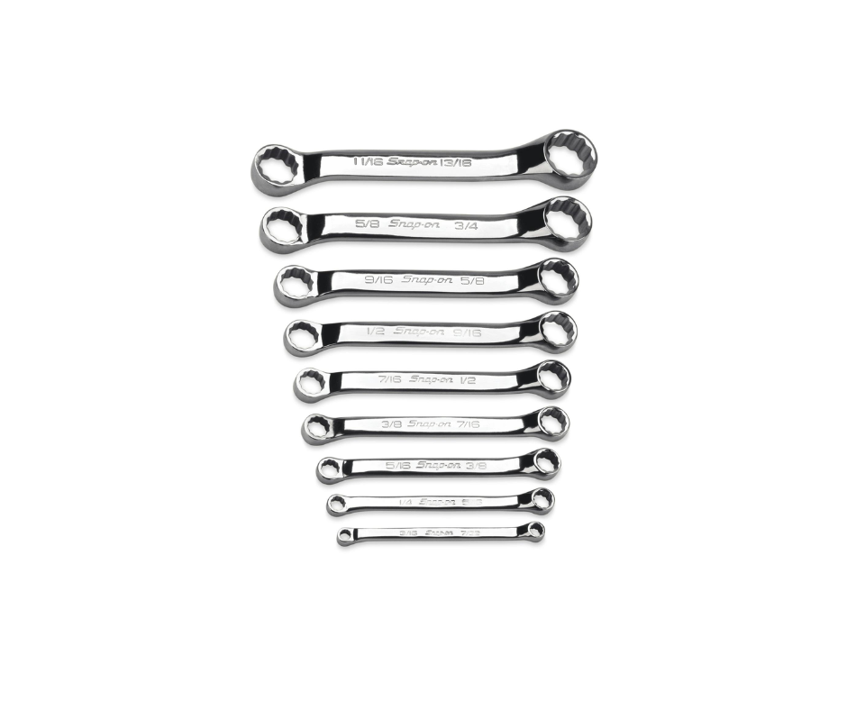 Juego de Llaves de Ojo Cortas SNAP-ON (9 Pzas)
