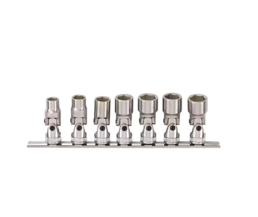 Juego de Dados Cortos FORCE 3/8" (7 Pzas SAE)