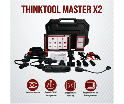 Scanner Automotriz Profesional MASTER-X2 con pantalla tactil de 10" THINKCAR