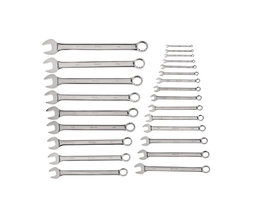 Llaves combinadas de 1/4'' - 1.5/8'' 12 cantos (24 Pzas) ''SNAP-ON'' (U.S.A)