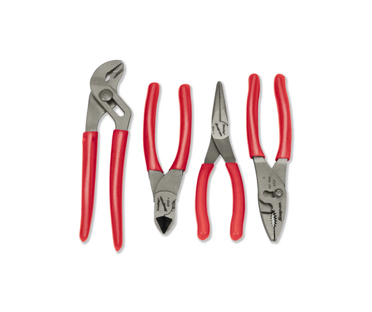 Alicates universal, corte diagonal, de punta y pico de pato (4 Pzas. ) ''SNAP-ON'' (U.S.A)