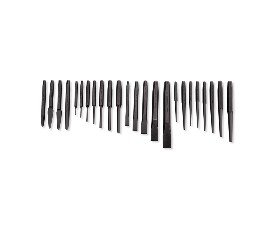Cinceles y punzones (25 Pzas.) ''SNAP-ON'' (U.S.A)