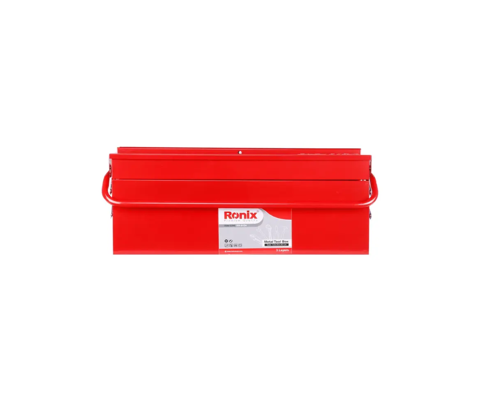 Caja de Herramientas Metalica 21" plegable "RONIX"