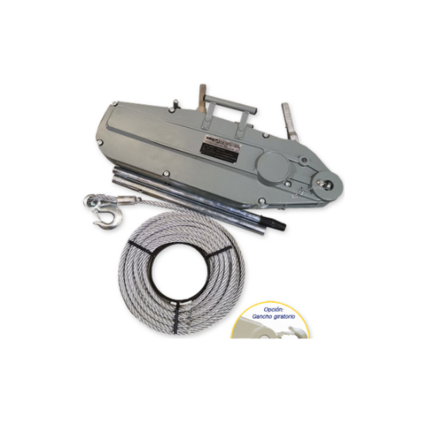 Tirfor RHINO Capacidad 3.2 Tn en Elevación y 5 Tn en Tracción - Incluye ...