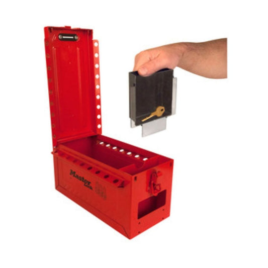 Caja de Bloqueo Portátil con Llave y Ventana Lateral "MASTER LOCK"