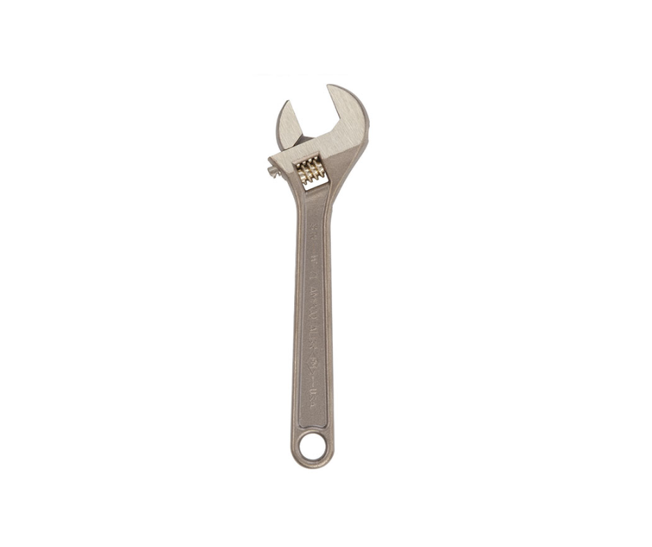 Llave Ajustable Antichispa AMPCO 12" (300 mm) - MRI Safe & ASTM Certified