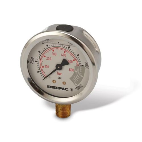 Manómetro Hidráulico                  0-10.000 PSI / 700 bar 3/8" NPT ENERPAC (U.S.A)