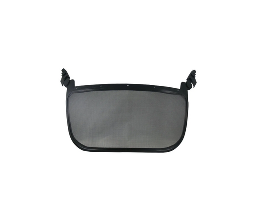 Visor de Malla Metálica para Uso Forestal 8'' x 15'' Adosable al Casco